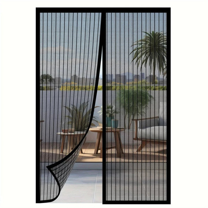 Adjustable Magnetic Screen Door Insect Protection Mesh - Lenila