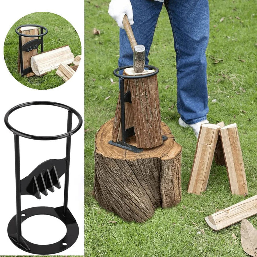 Manual Cast Iron Firewood Splitter Log Splitting Tool