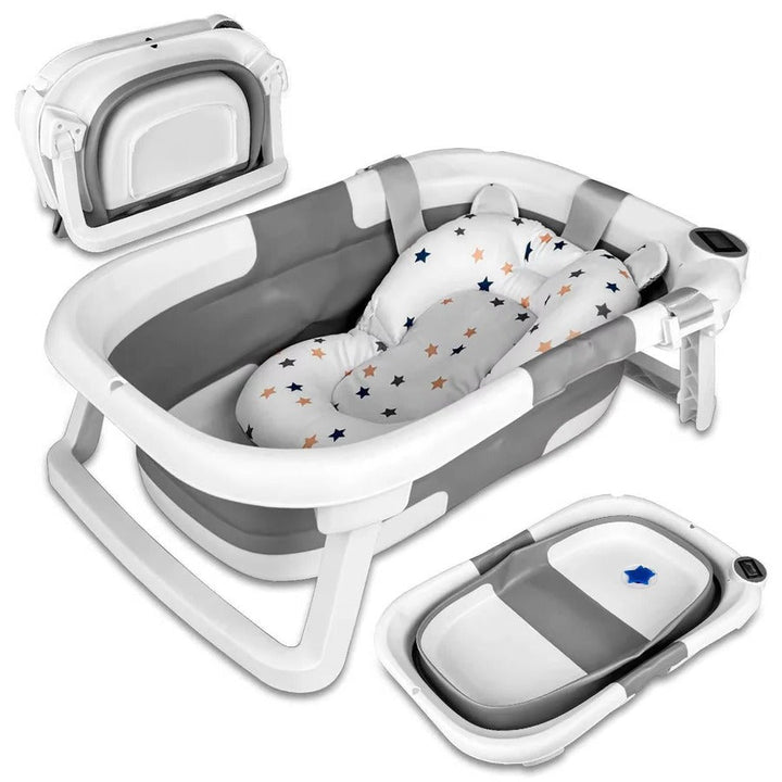 Unisex Newborn Bath Tub Foldable with Temperature Indicator - Lenila