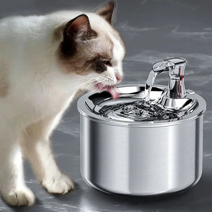Smart Cat Fountain Stainless Steel with Auto Sensor and Filter - Lenila