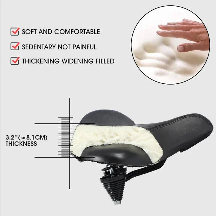 Bike Seat AirFlow Comfort Ergonomic Design