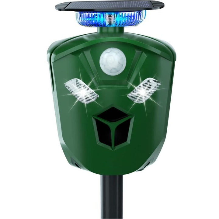 Solar Powered Ultrasonic Animal Repeller 360 Motion Detection - Lenila