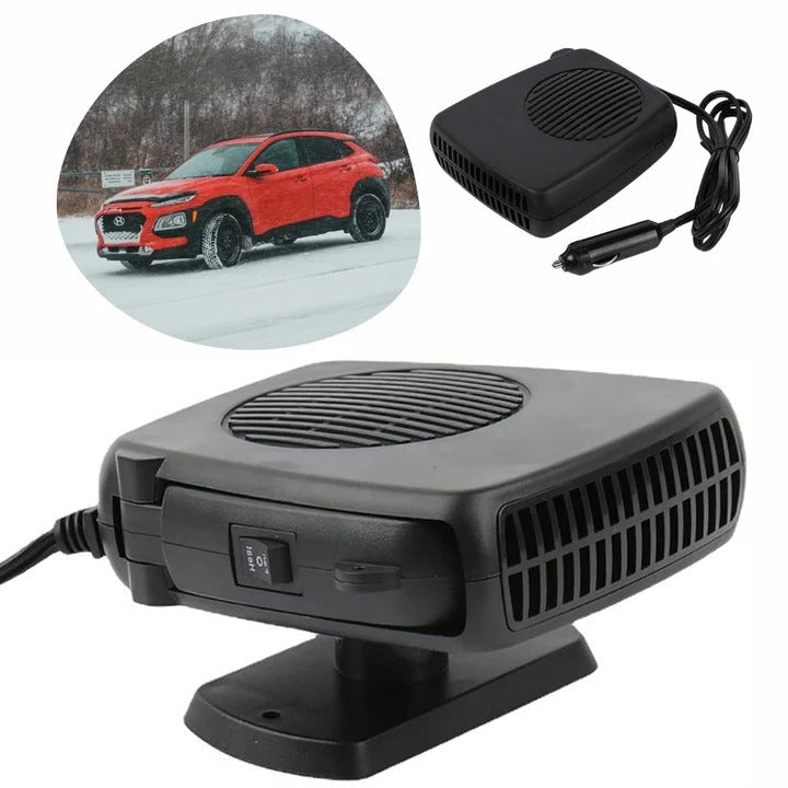 Portable 12V Ceramic Car Heater and Defroster Compact Design