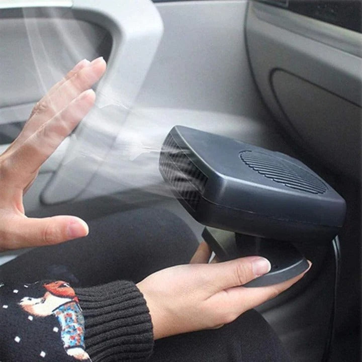 Portable 12V Ceramic Car Heater and Defroster Compact Design