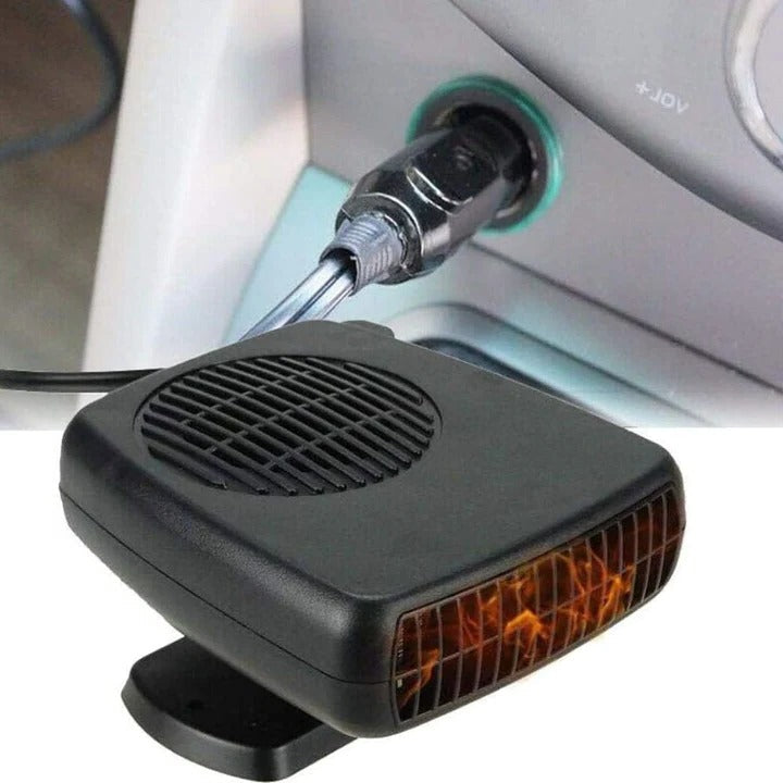 Portable 12V Ceramic Car Heater and Defroster Compact Design