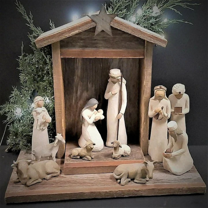 Christmas Nativity Figurine Set Classic Home Display