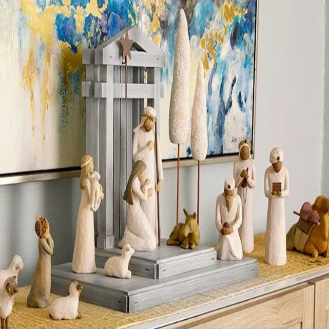 Christmas Nativity Figurine Set Classic Home Display