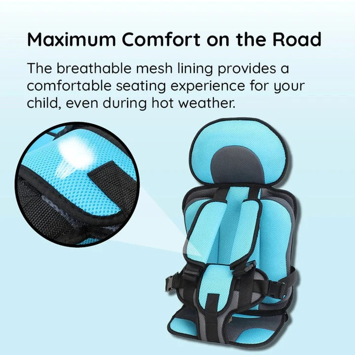 Kids Portable Car Seat Cushion Comfortable Travel Support