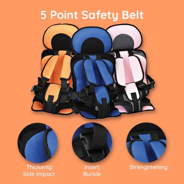 Kids Portable Car Seat Cushion Comfortable Travel Support