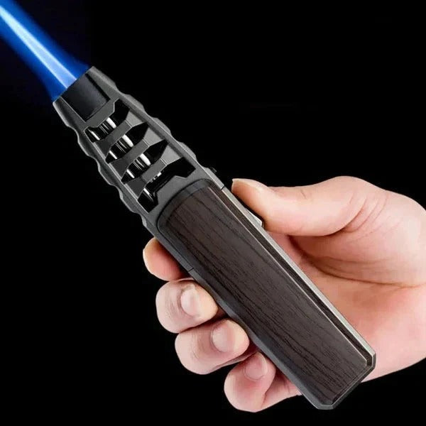 Adjustable Flame Torch Lighter with Refillable Fuel Outdoor Use