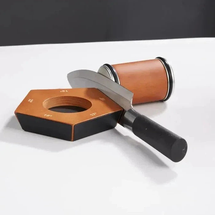 Manual Rolling Knife Sharpener with Diamond Precision Edges - Lenila