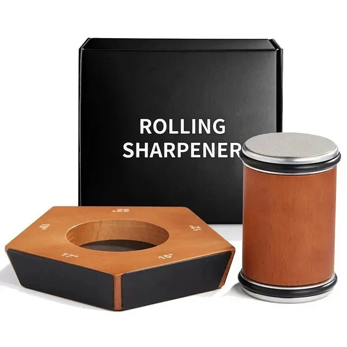Manual Rolling Knife Sharpener with Diamond Precision Edges