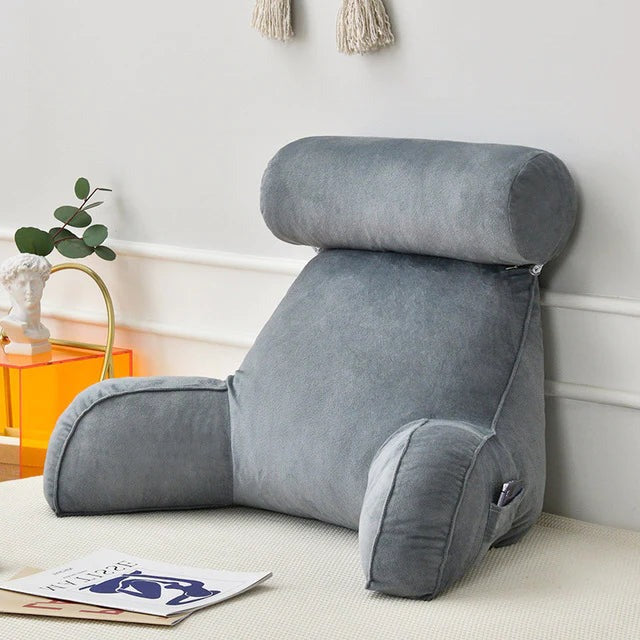 Upright Reading Pillow Bed Rest Cushion with Arm Support - Lenila