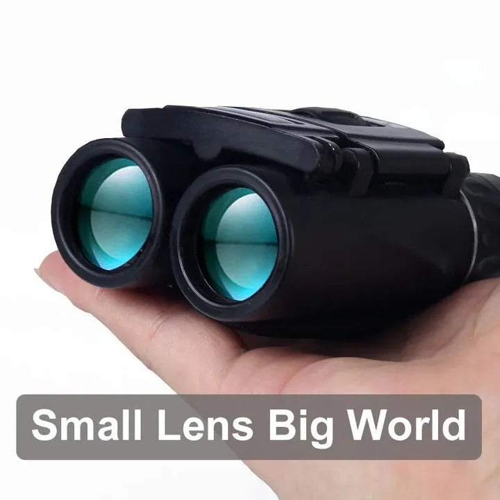 Folding Binoculars Compact High-Power Outdoor Zoom