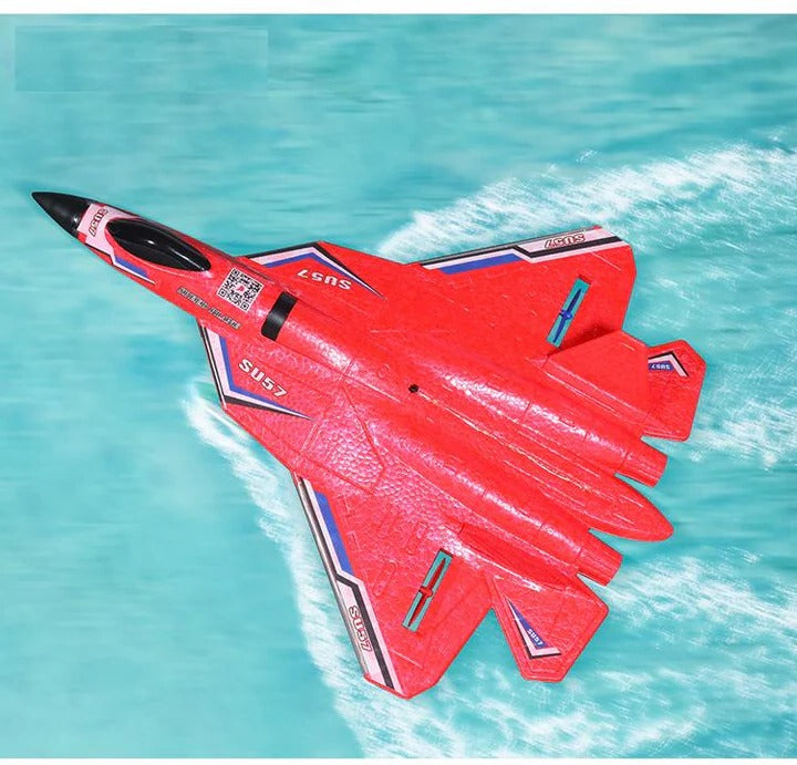 Unisex RC Plane EPP Foam 2.4G Remote Control Jet with LED Lights - Lenila