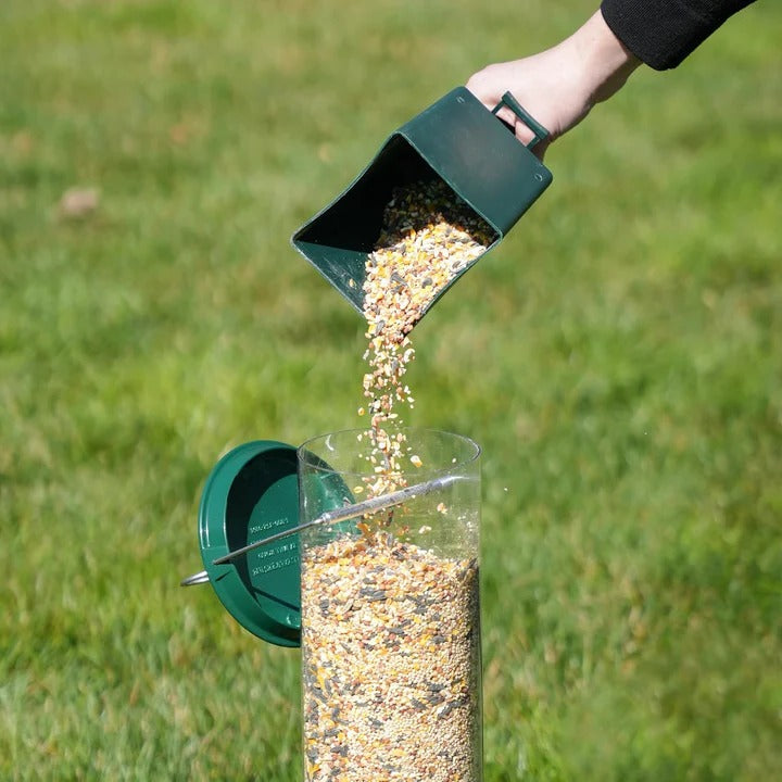 Outdoor Metal Bird Feeder with Cage Design Durable