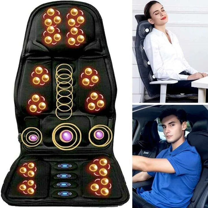 Full Back Massage Cushion Heated Neck and Back Support