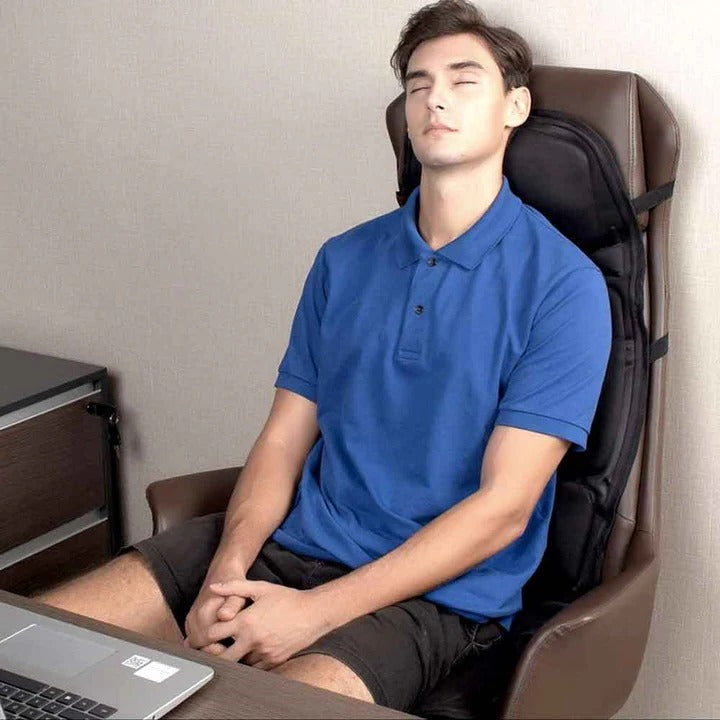 Full Back Massage Cushion Heated Neck and Back Support