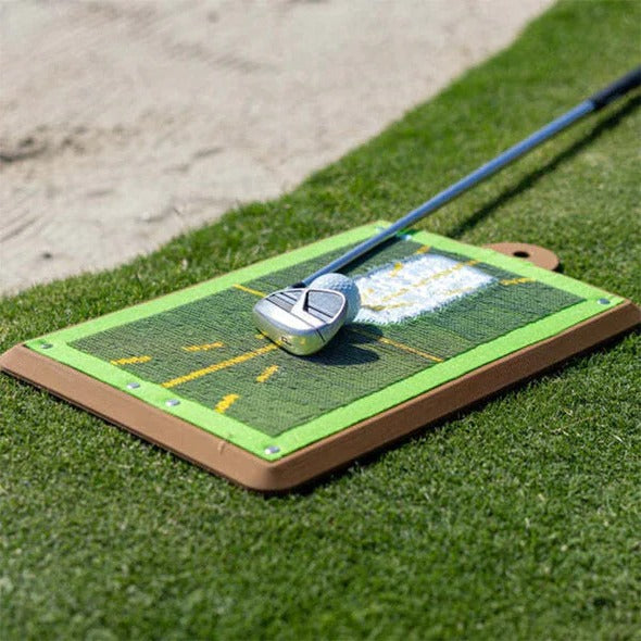 Golf Training Mat with Impact Tracing for Swing Improvement - Lenila