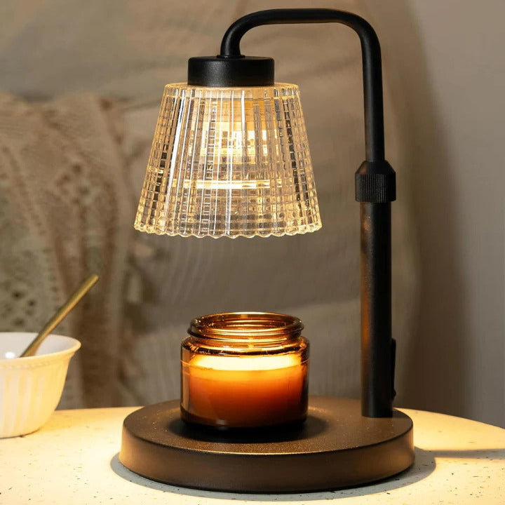 Candle Warmer Lamp with Adjustable Brightness and Timer - Lenila