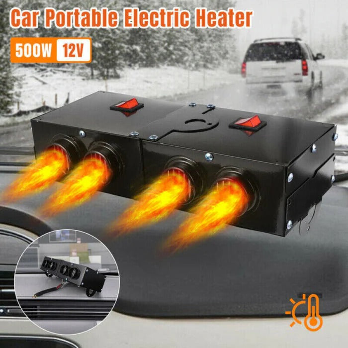 Electric Car Heater and Fan 500W Fast Heating