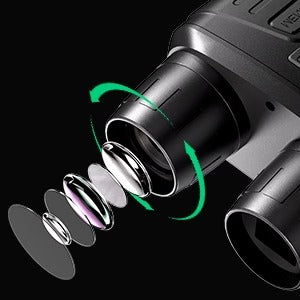 Long-Range Binoculars with True Night Vision for Hunting and
