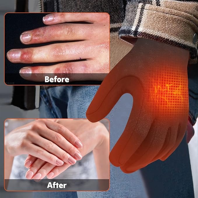 Heated Glove Liners Ultra Thin Thermal Fit