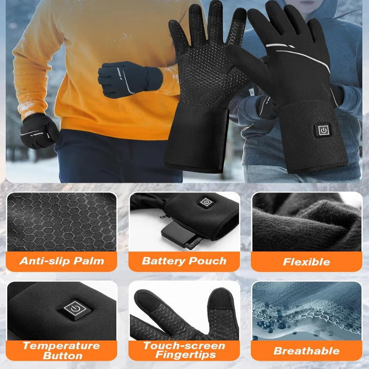 Heated Glove Liners Ultra Thin Thermal Fit