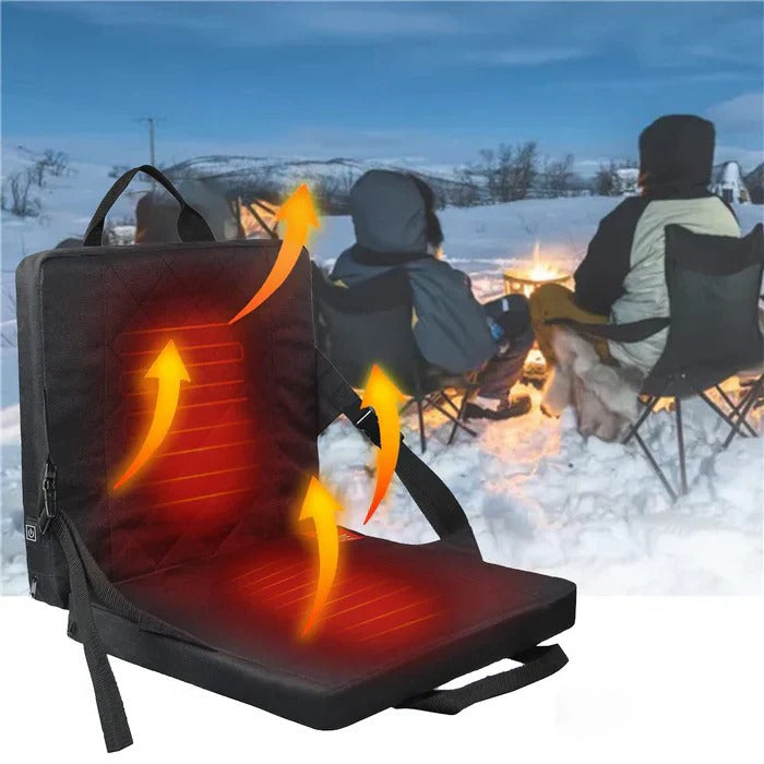 Heated Seat Cushion Pad Adjustable Heat Foldable Design - Lenila