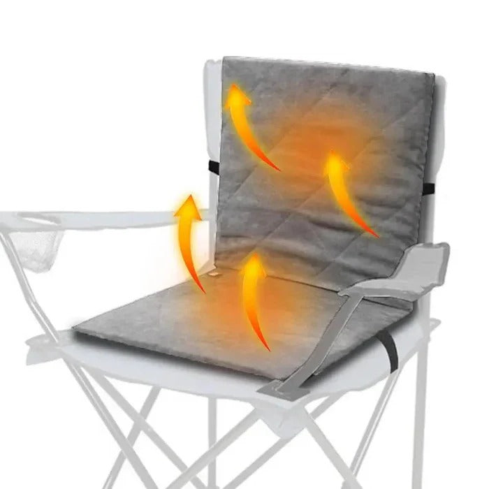 Heated Seat Cushion Pad Adjustable Heat Foldable Design