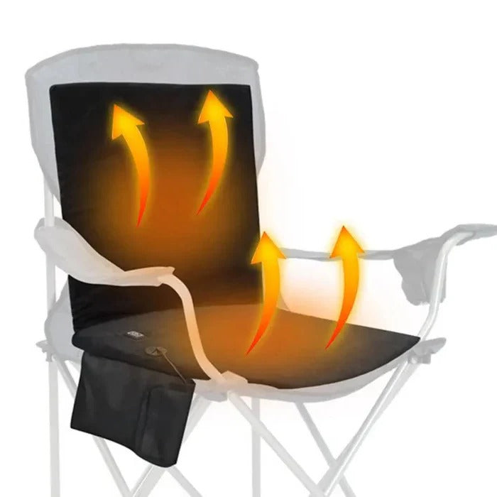 Heated Seat Cushion Pad Adjustable Heat Foldable Design