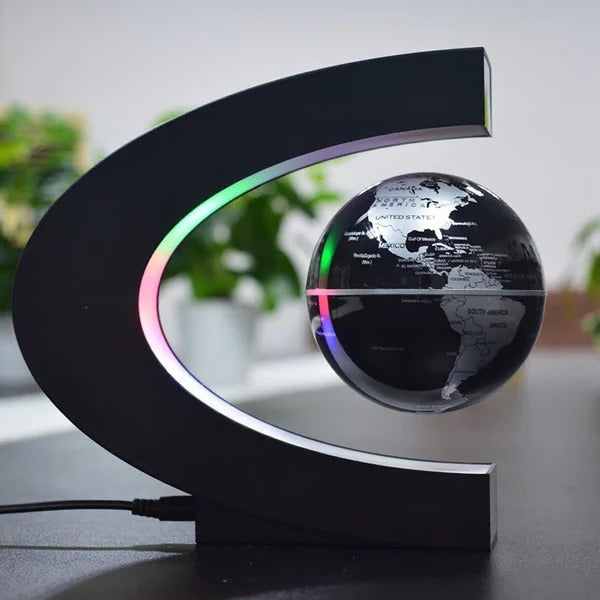 Decorative Levitation Globe with Integrated LED Lighting