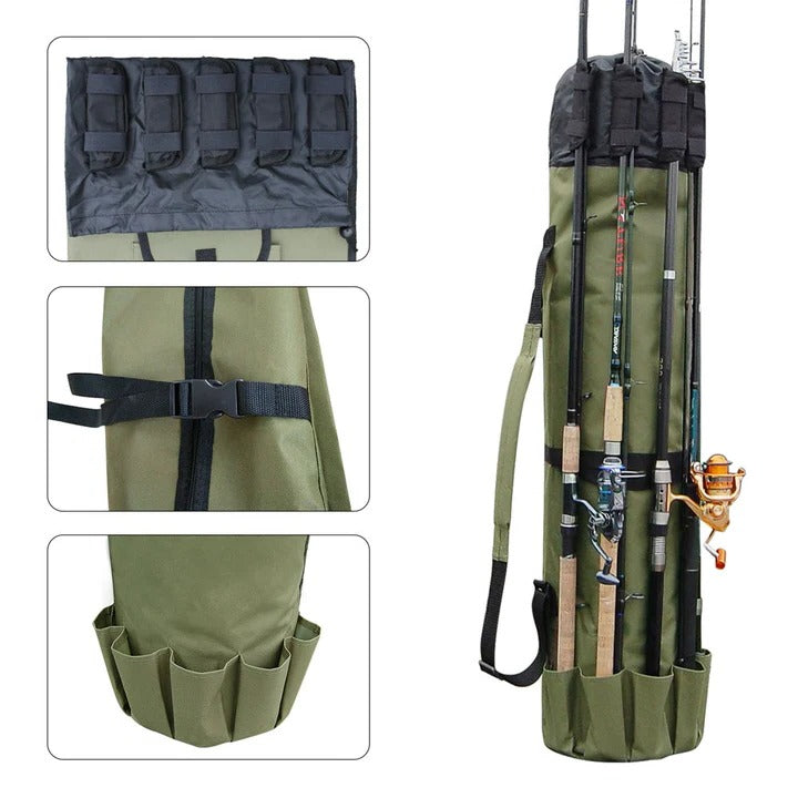 Portable Fishing Rod and Reel Bag Waterproof
