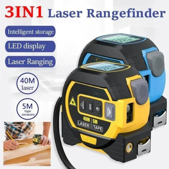 Multifunction Laser Tape Measure with Infrared Sensor