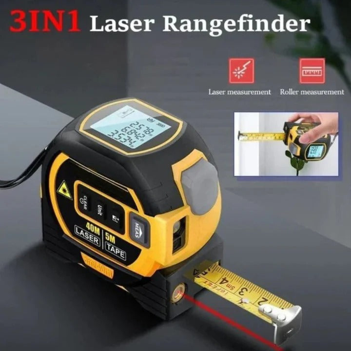 Multifunction Laser Tape Measure with Infrared Sensor