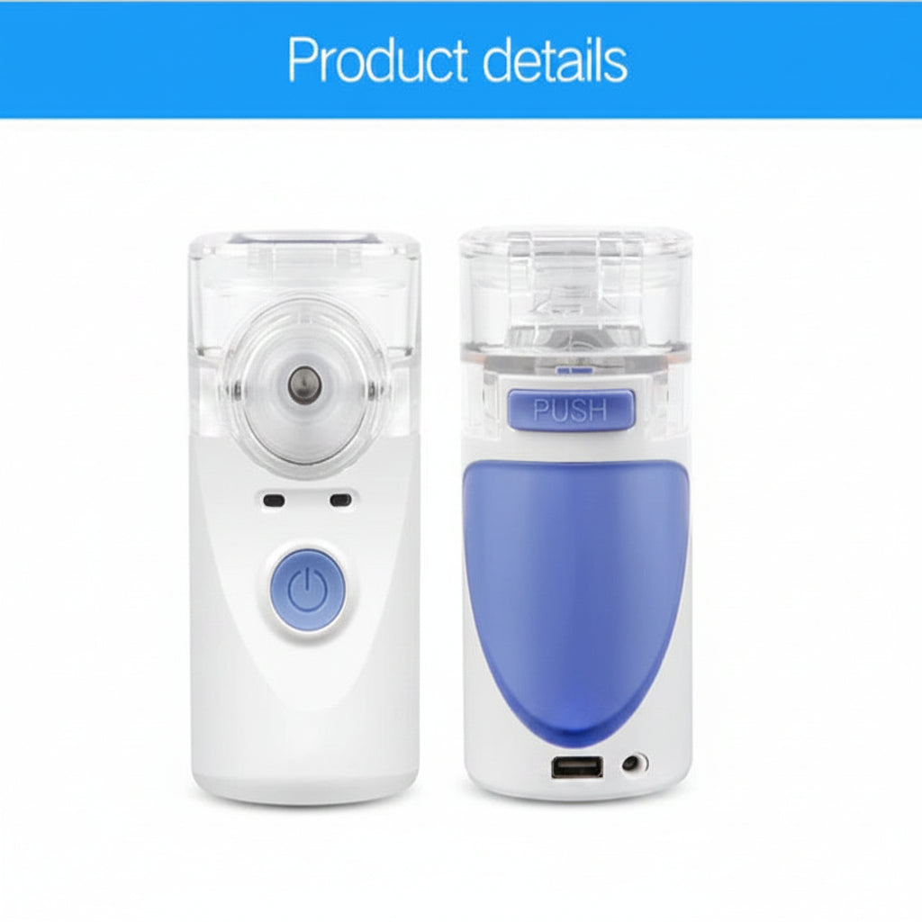 Portable Ultrasonic Mesh Nebulizer Compact Quiet Personal Use Device
