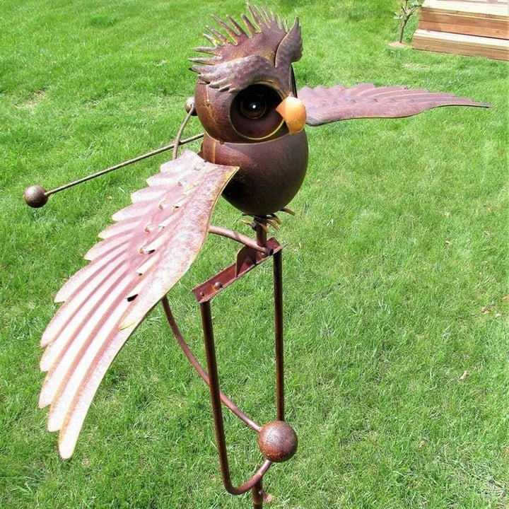 Outdoor Garden Bird Sculpture Decorative Accent