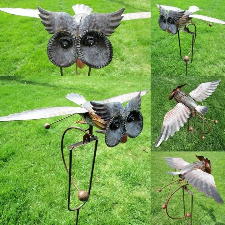 Outdoor Garden Bird Sculpture Decorative Accent