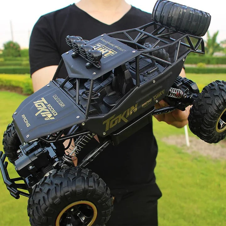 Kids Rechargeable Toy Truck with Large Tires Off-Road Style
