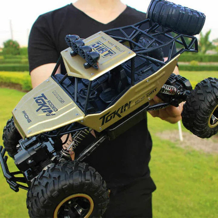 Kids Rechargeable Toy Truck with Large Tires Off-Road Style