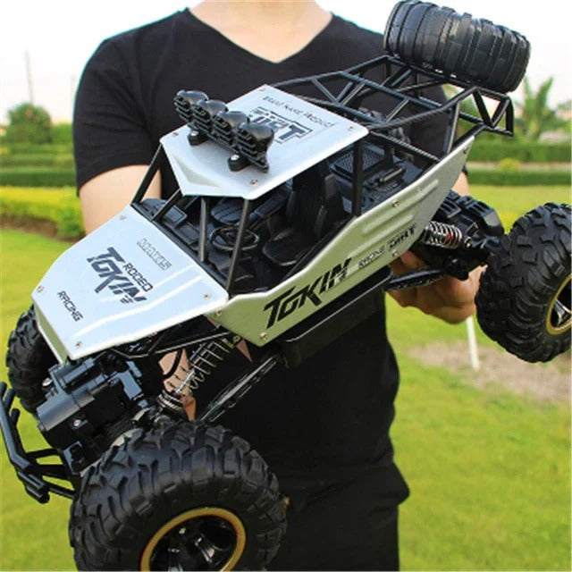 Kids Rechargeable Toy Truck with Large Tires Off-Road Style