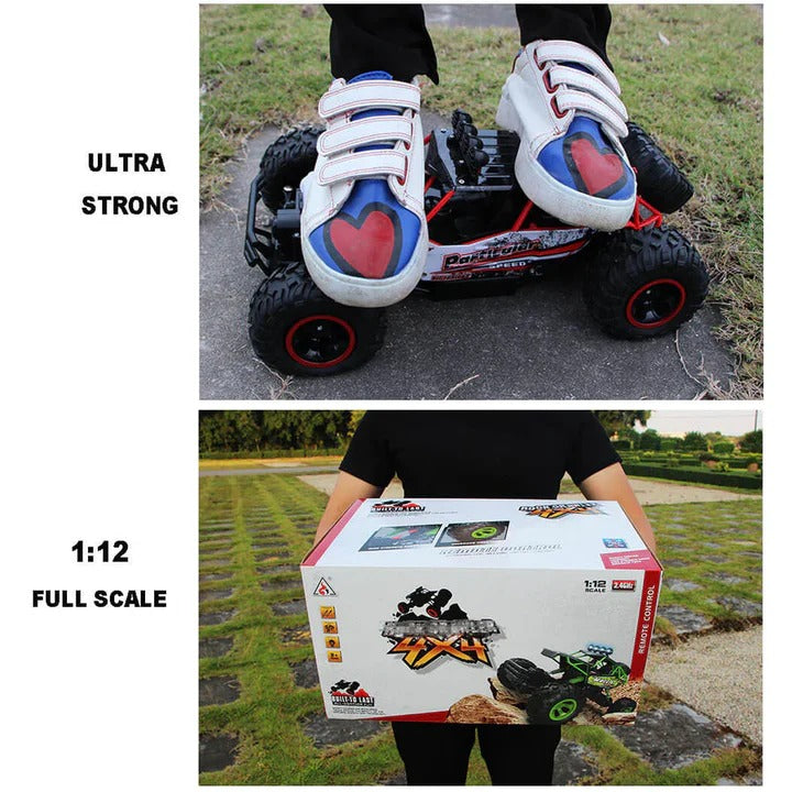 Kids Rechargeable Toy Truck with Large Tires Off-Road Style
