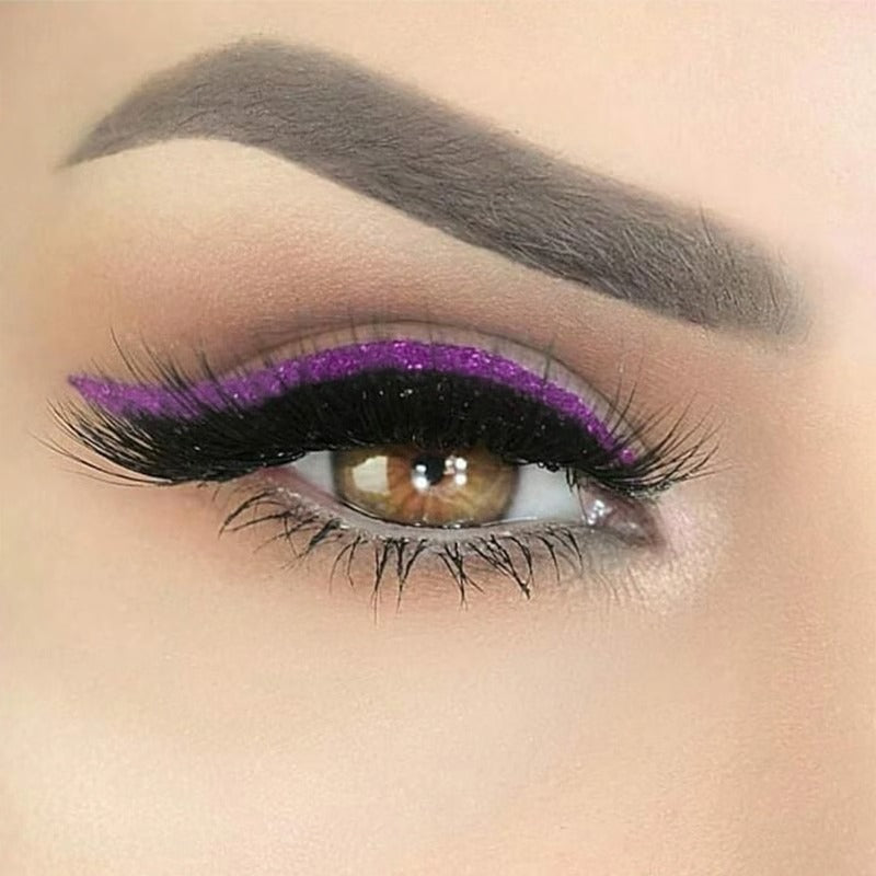 Reusable Adhesive Eyeliner Strip with Peel-and-Stick Lash Application