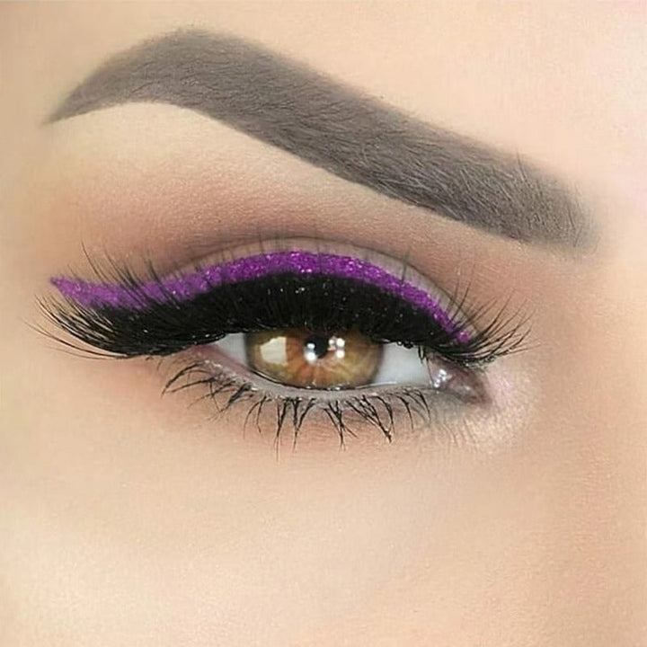 Reusable Adhesive Eyeliner Strip with Peel-and-Stick Lash Application