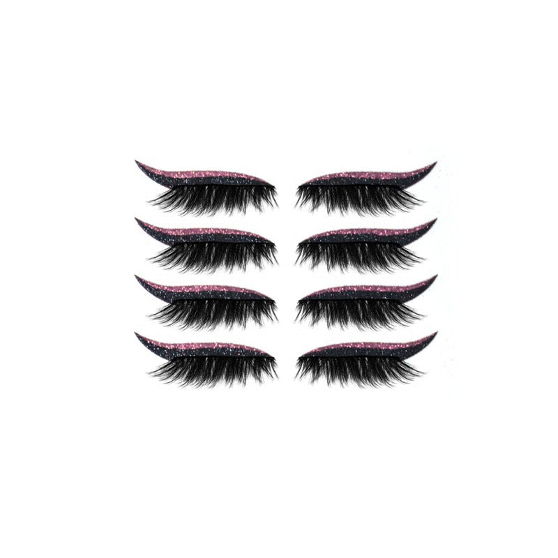 Reusable Adhesive Eyeliner Strip with Peel-and-Stick Lash Application - Lenila