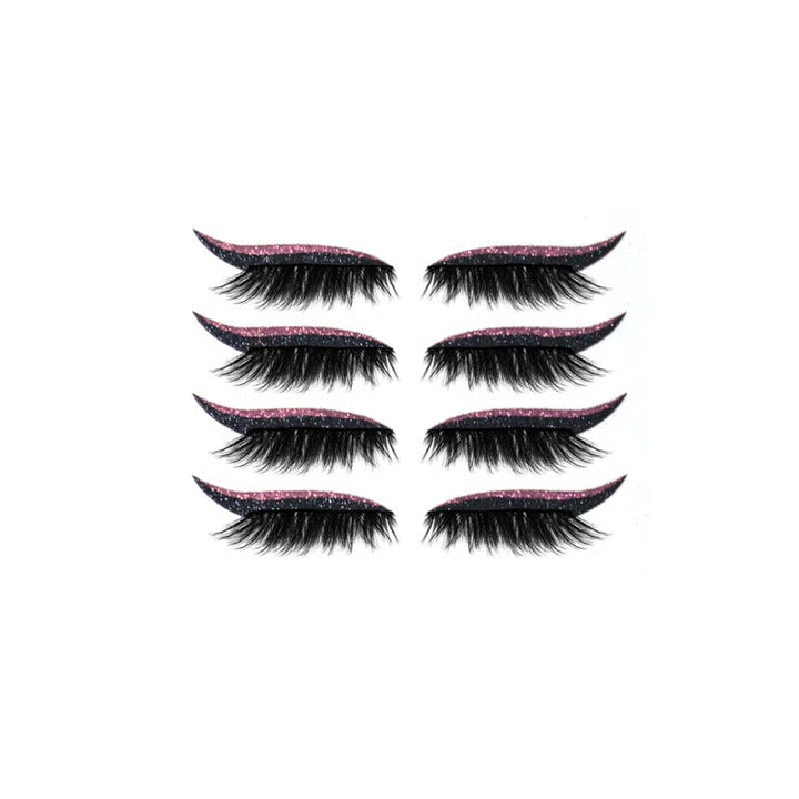 Reusable Adhesive Eyeliner Strip with Peel-and-Stick Lash Application - Lenila