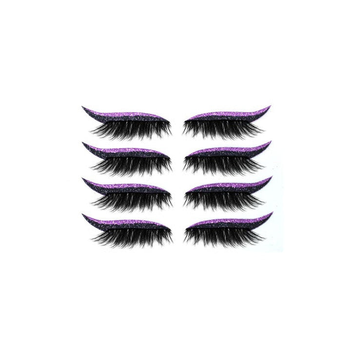 Reusable Adhesive Eyeliner Strip with Peel-and-Stick Lash Application