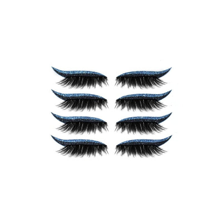 Reusable Adhesive Eyeliner Strip with Peel-and-Stick Lash Application