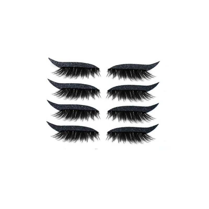 Reusable Adhesive Eyeliner Strip with Peel-and-Stick Lash Application