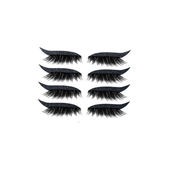 Reusable Adhesive Eyeliner Strip with Peel-and-Stick Lash Application